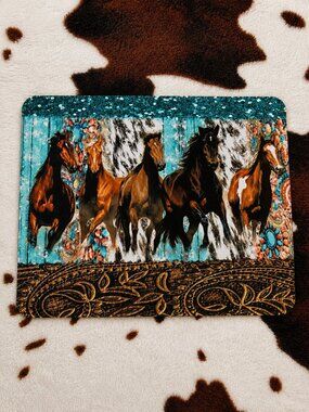 Horses Western Computer Mouse Pad Smooth Surface Non Slip Desk Accessory